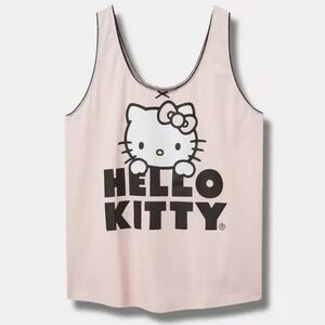 NWT Torrid Hello Kitty Pink Sleep Tank